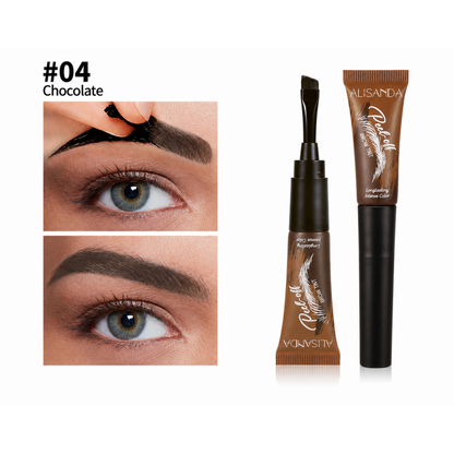 Waterproof 5-Color Peel-Off Eyebrow Gel — Long-Lasting Tint