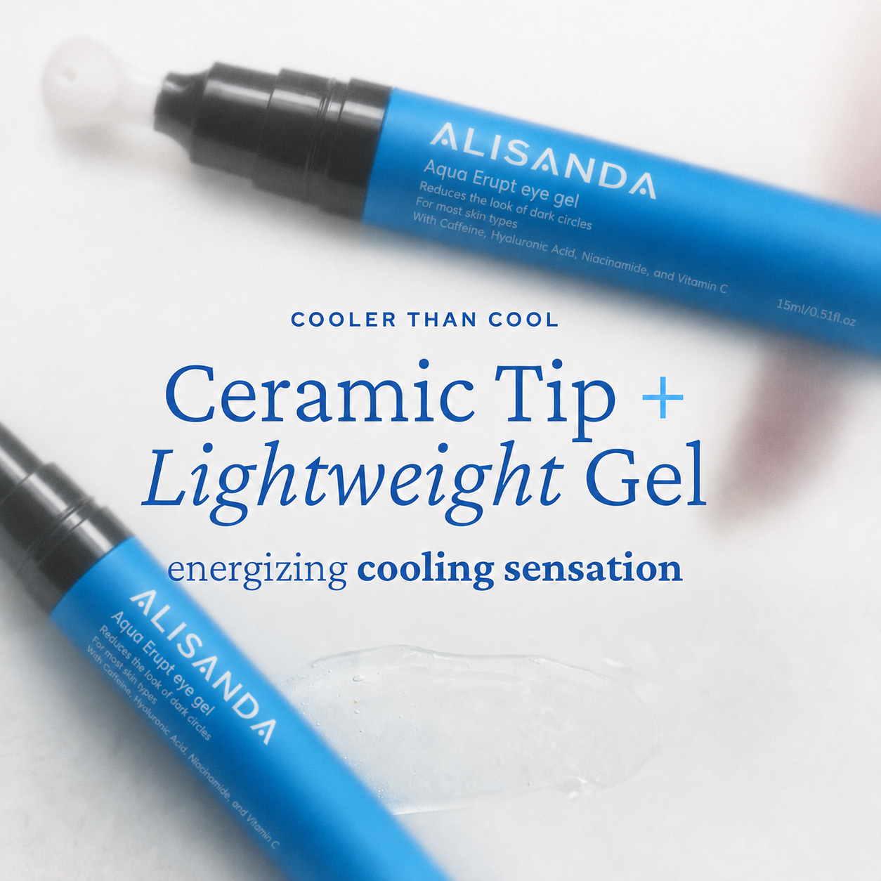 Aqua Erupt Depuffing Eye Gel with Caffeine + Hyaluronic Acid