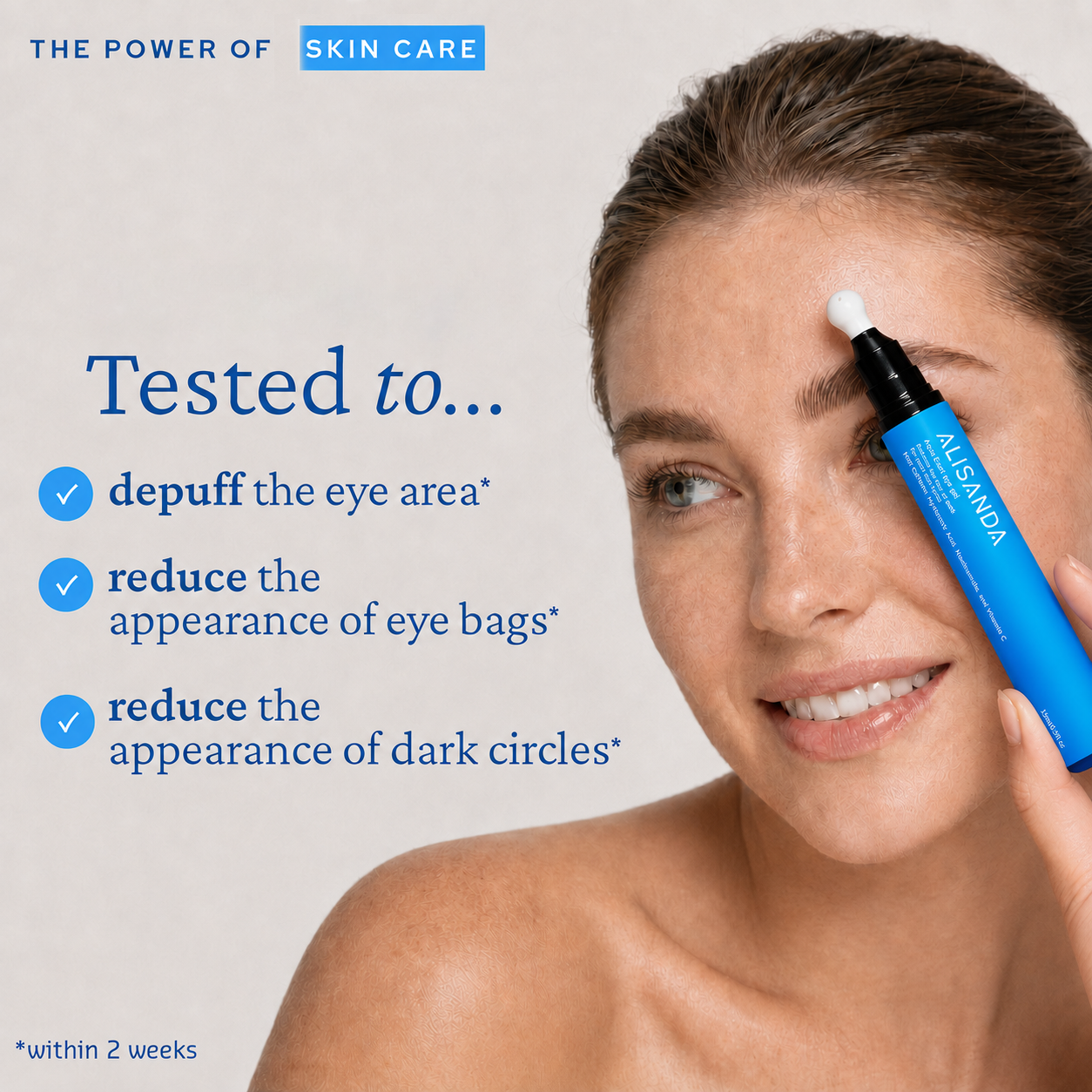 Aqua Erupt Depuffing Eye Gel with Caffeine + Hyaluronic Acid