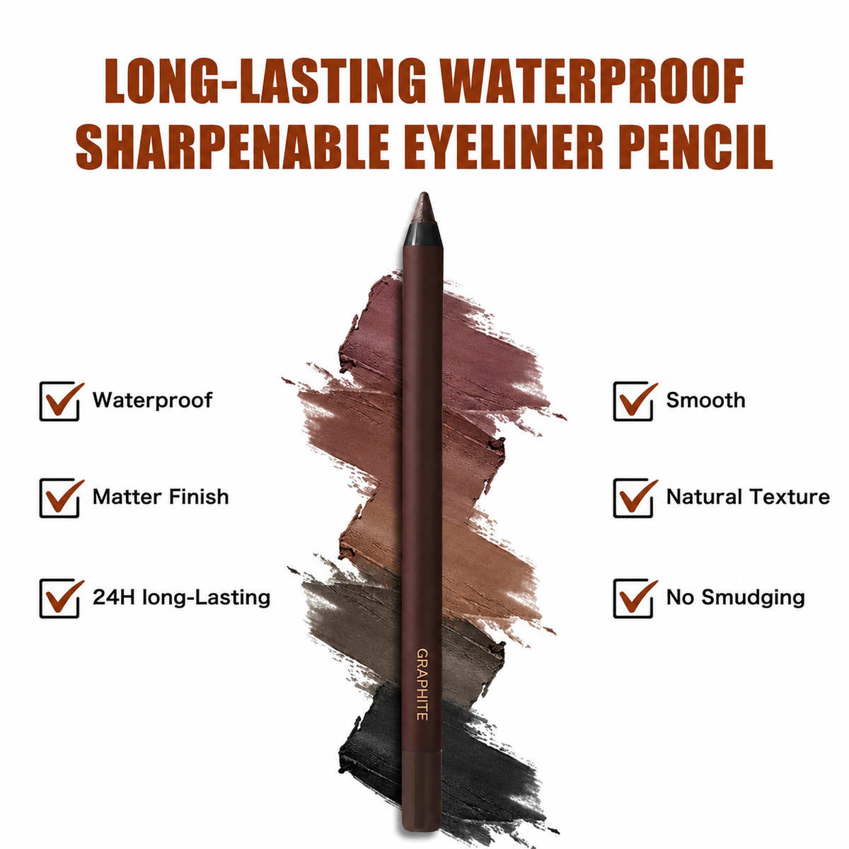 24HR Waterproof Eyeliner — Day to Night Wear